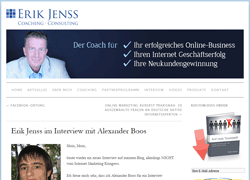 Alexander Boos im Interview bei Social Media Coach Erik Jenss